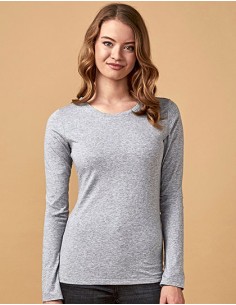 X-1565-Womens Roundneck T-Shirt Long Sleeve 2